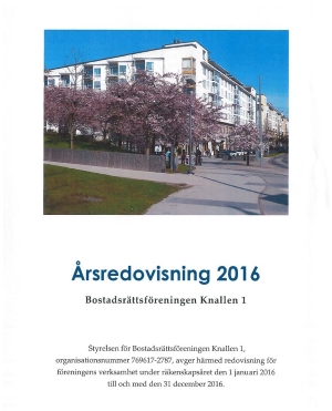 Årsredovisning 2016