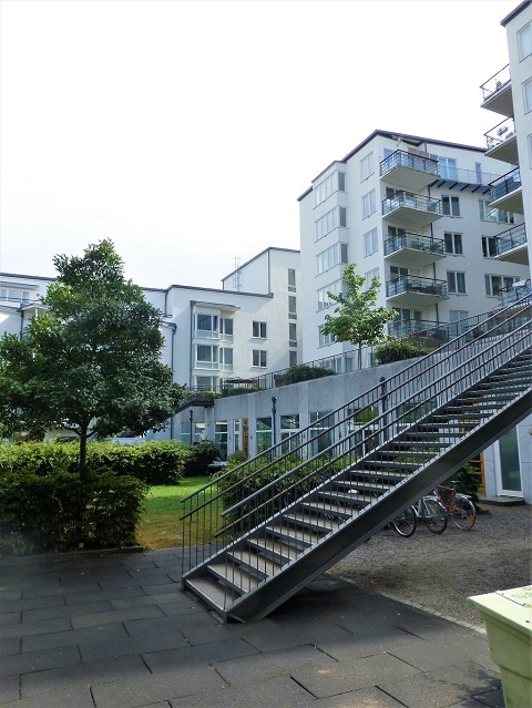 Innegård Babordsgatan Hammarby Allé