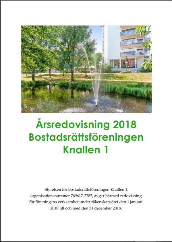 Årsredovisning 2018