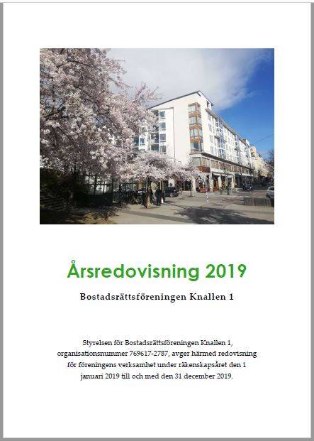 Årsredovisning 2019