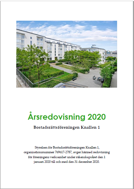 Årsredovisning 2020